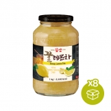 [박스할인] [꽃샘식품]꿀레몬차 1BOX(1kg*8개)