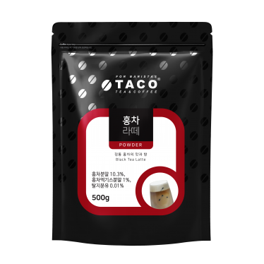 [타코] 홍차라떼 파우더 파우치 500g