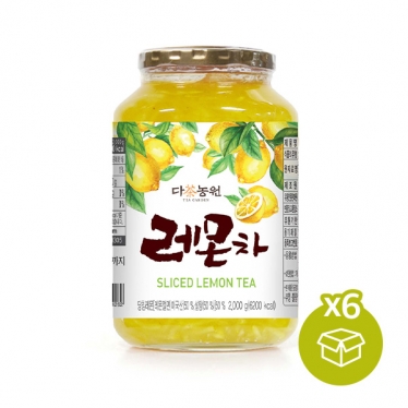 [박스][다농원]레몬차 2kg x 6개